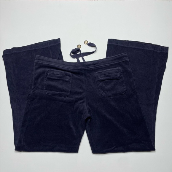 TORY BURCH French Terry Y2K Wide Leg Sweatpants Loungewear Pants Part Of A Set - Picture 4 of 4